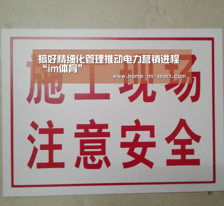 搞好精细化管理推动电力营销进程“im体育”(图2) im体育官网